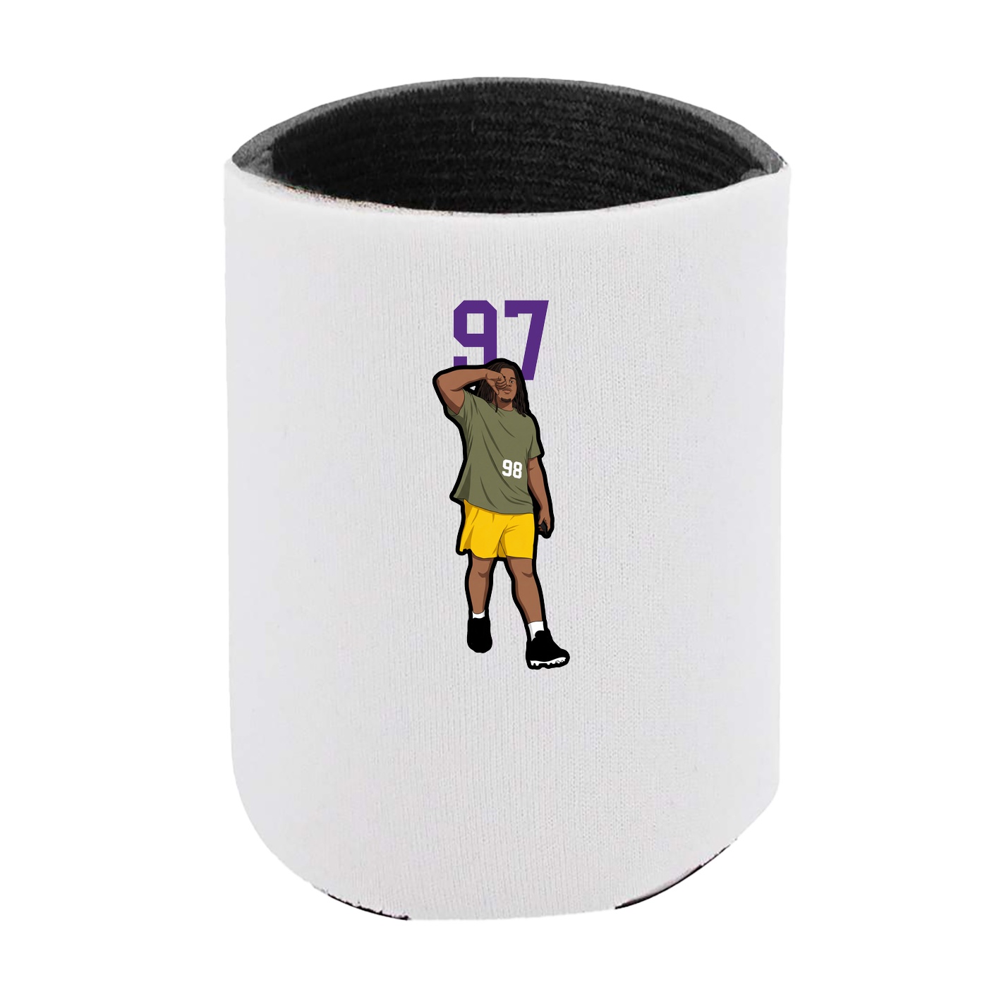 Can Holder — Number Top in White