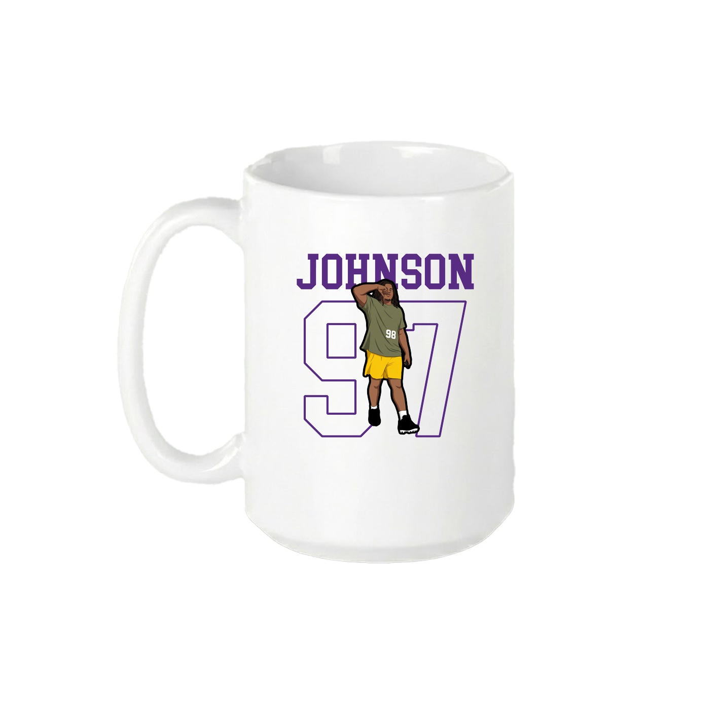 15oz Coffee Mug — Shirsey in White