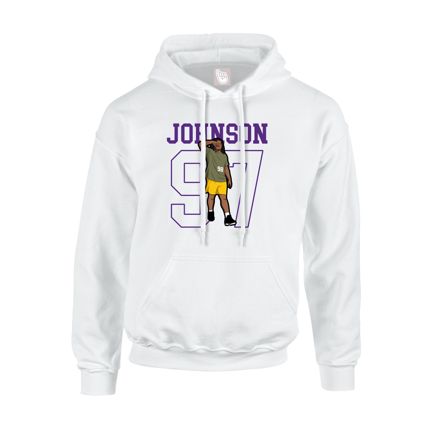 Youth Hoodie — Shirsey in White