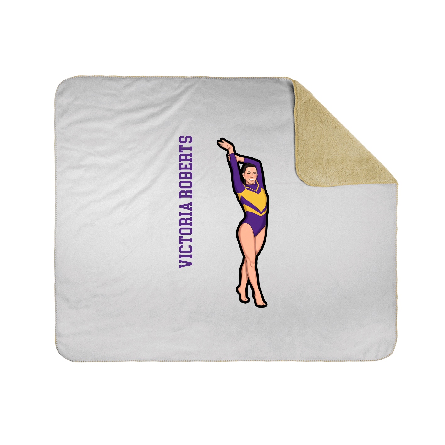 50x60 Sherpa Lined Throw Blanket