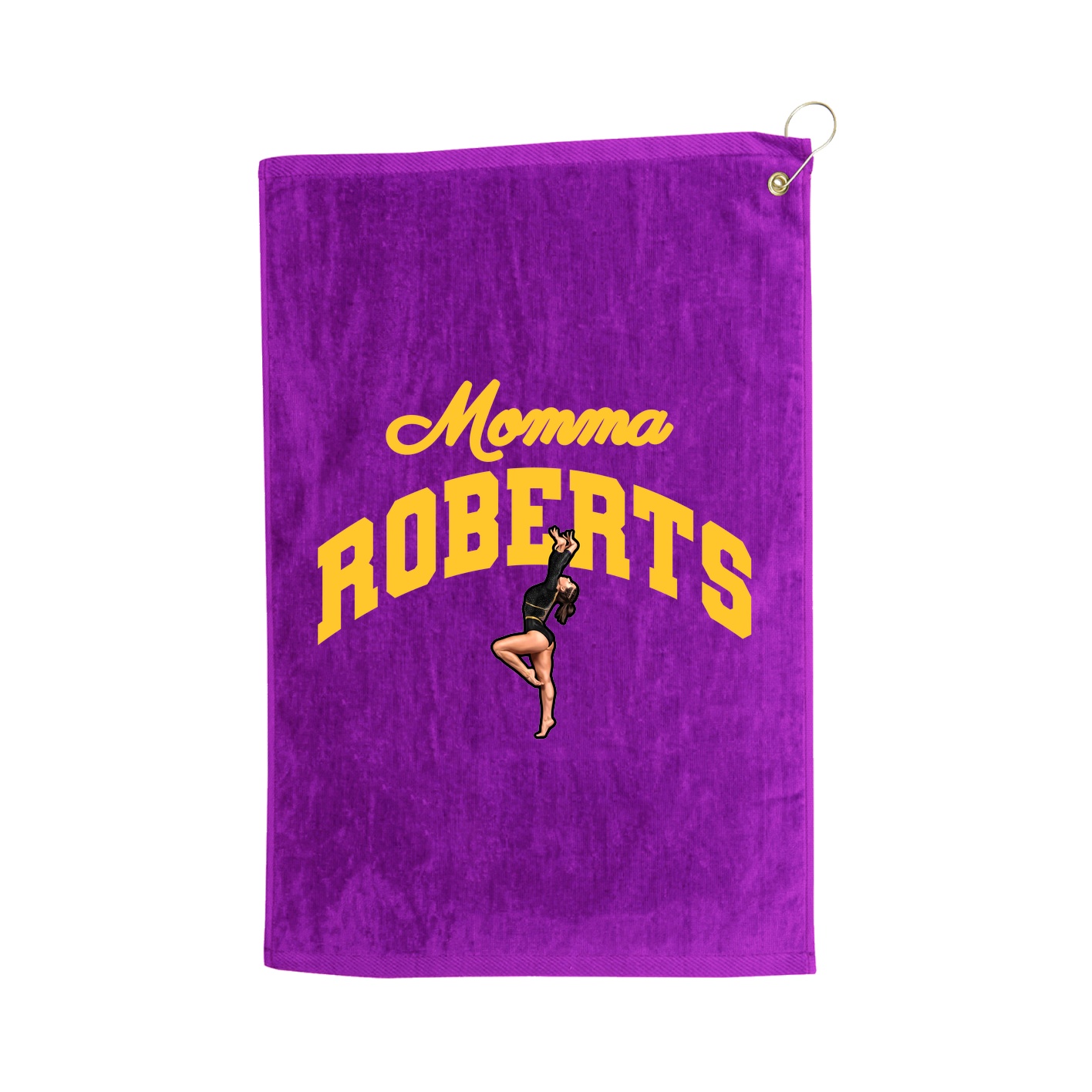 Golf Towel — Mothers Day Arch in Purple