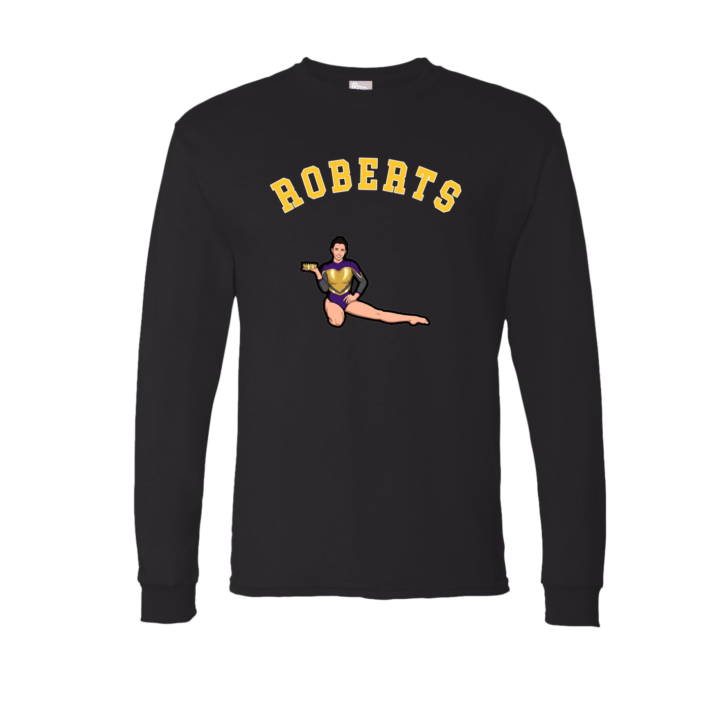 Long Sleeve Tee — Shirsey Arch in Black
