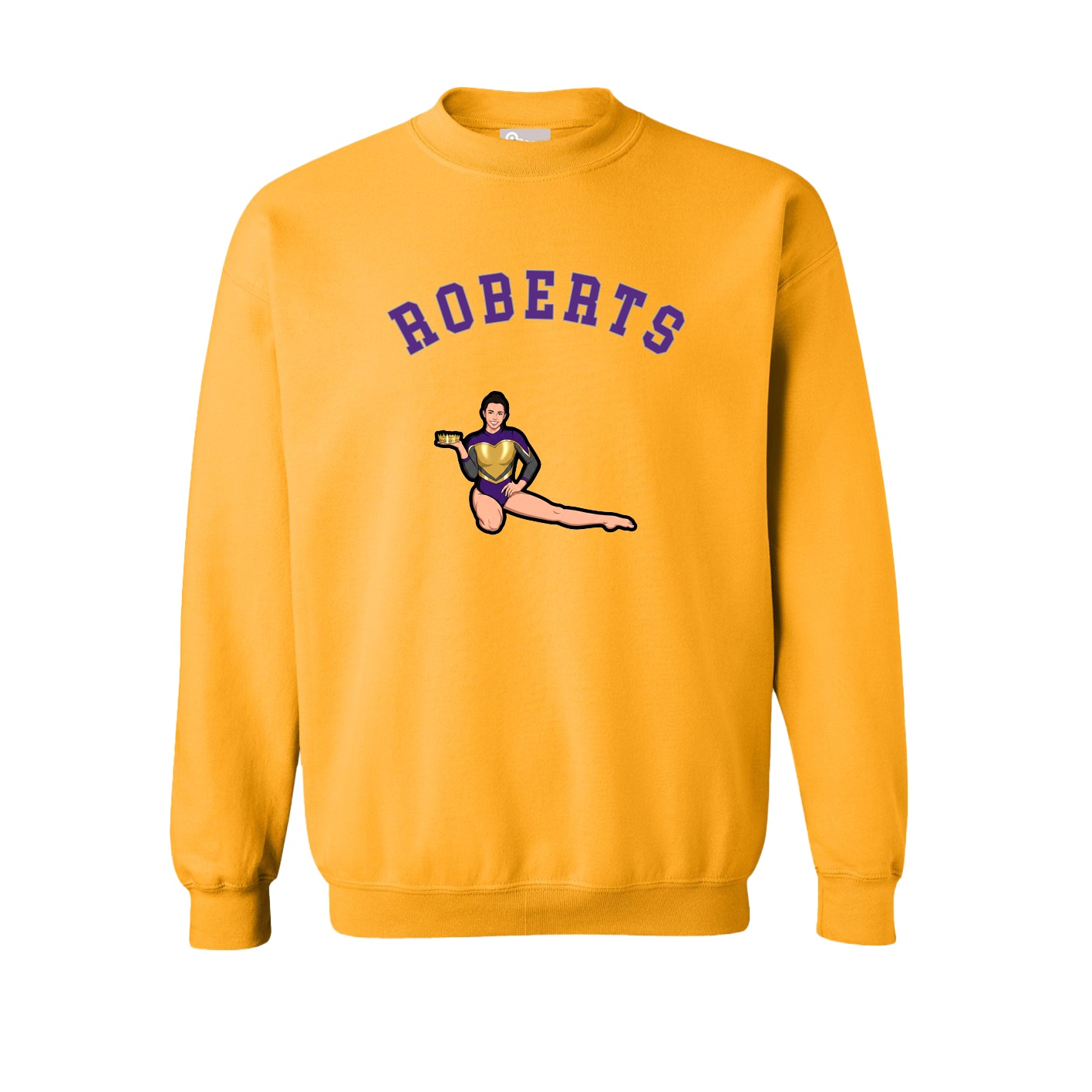 Fleece Crew — Shirsey Arch in Gold