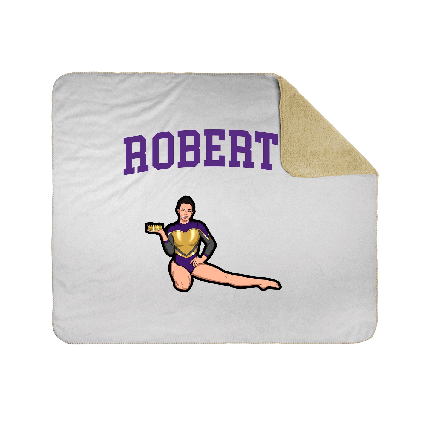Throw Blanket — Shirsey in White