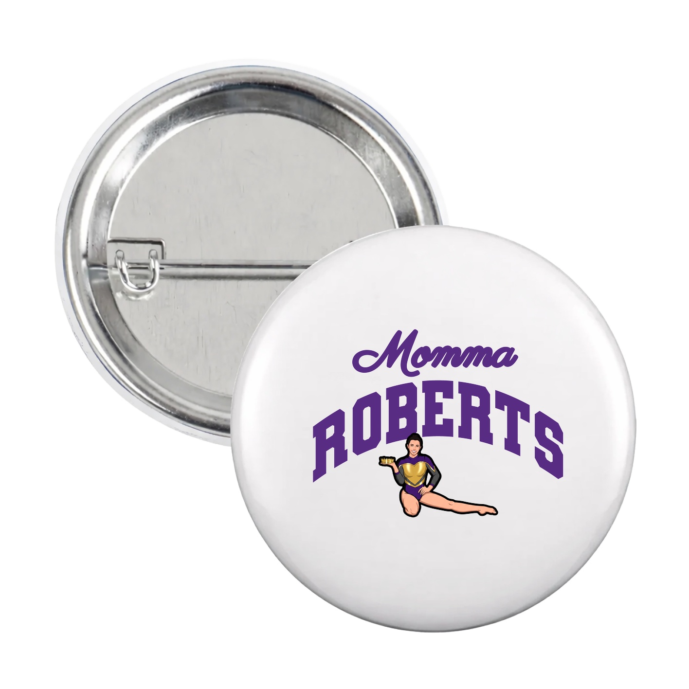 Game Day Button — Mothers Day Arch in White