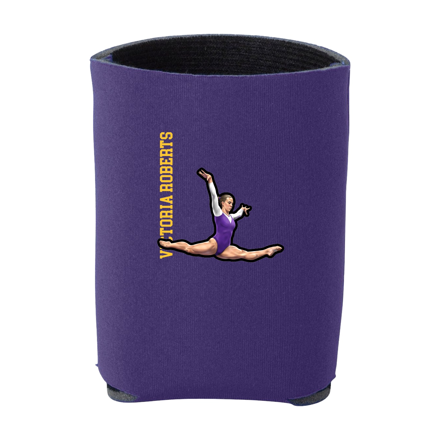 Can Holder — Name Vertical in Purple
