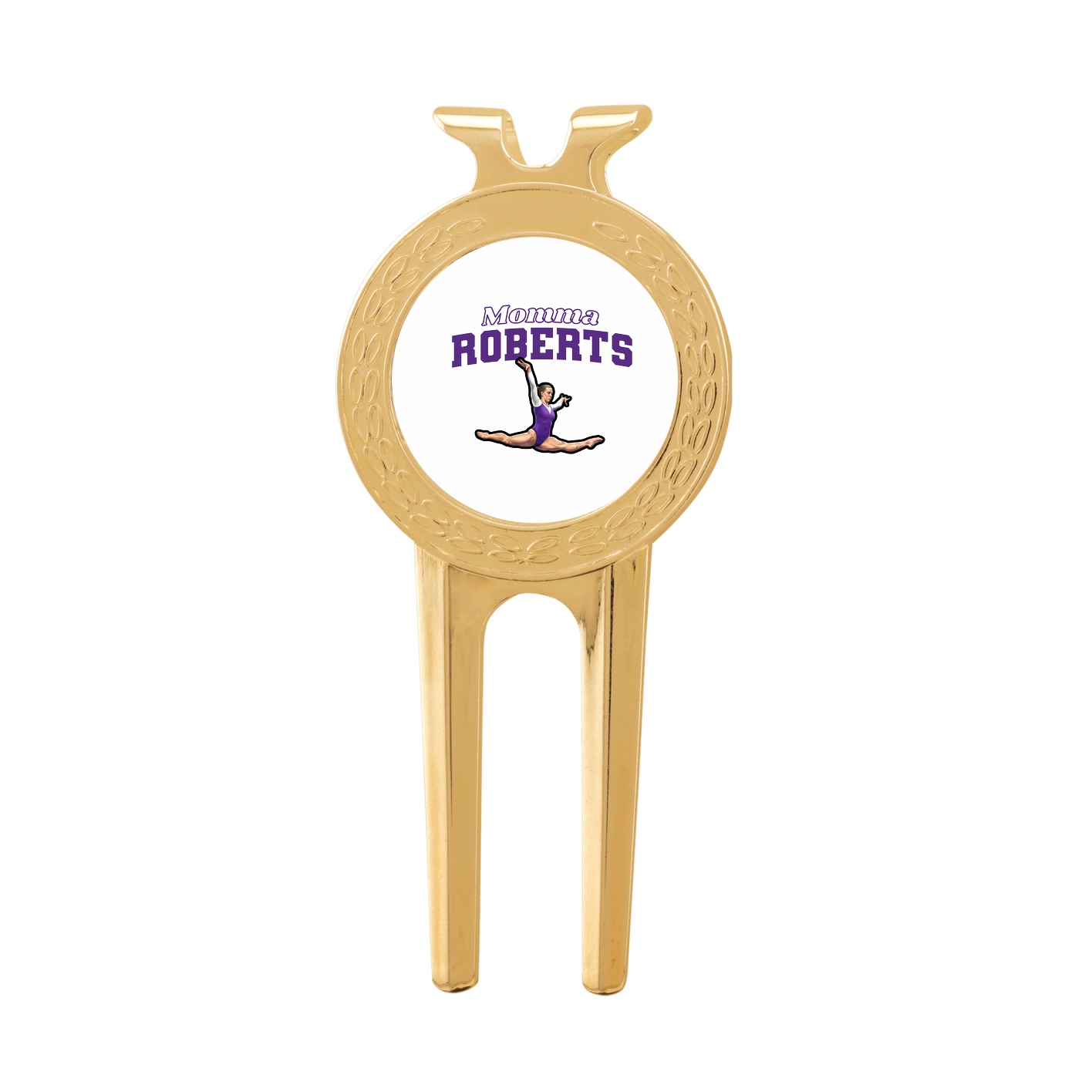 Divot Tool with Ball Marker — Mothers Day Block in Classic