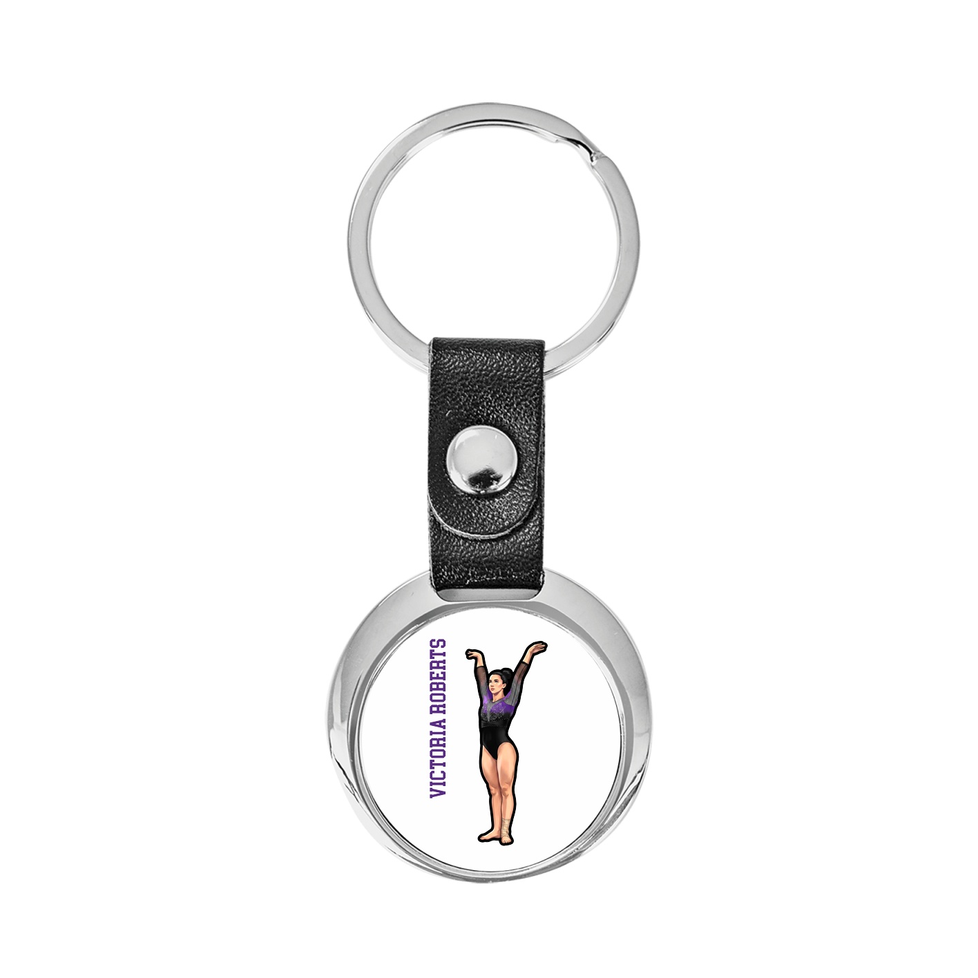 Key Chain — Name Vertical in Classic