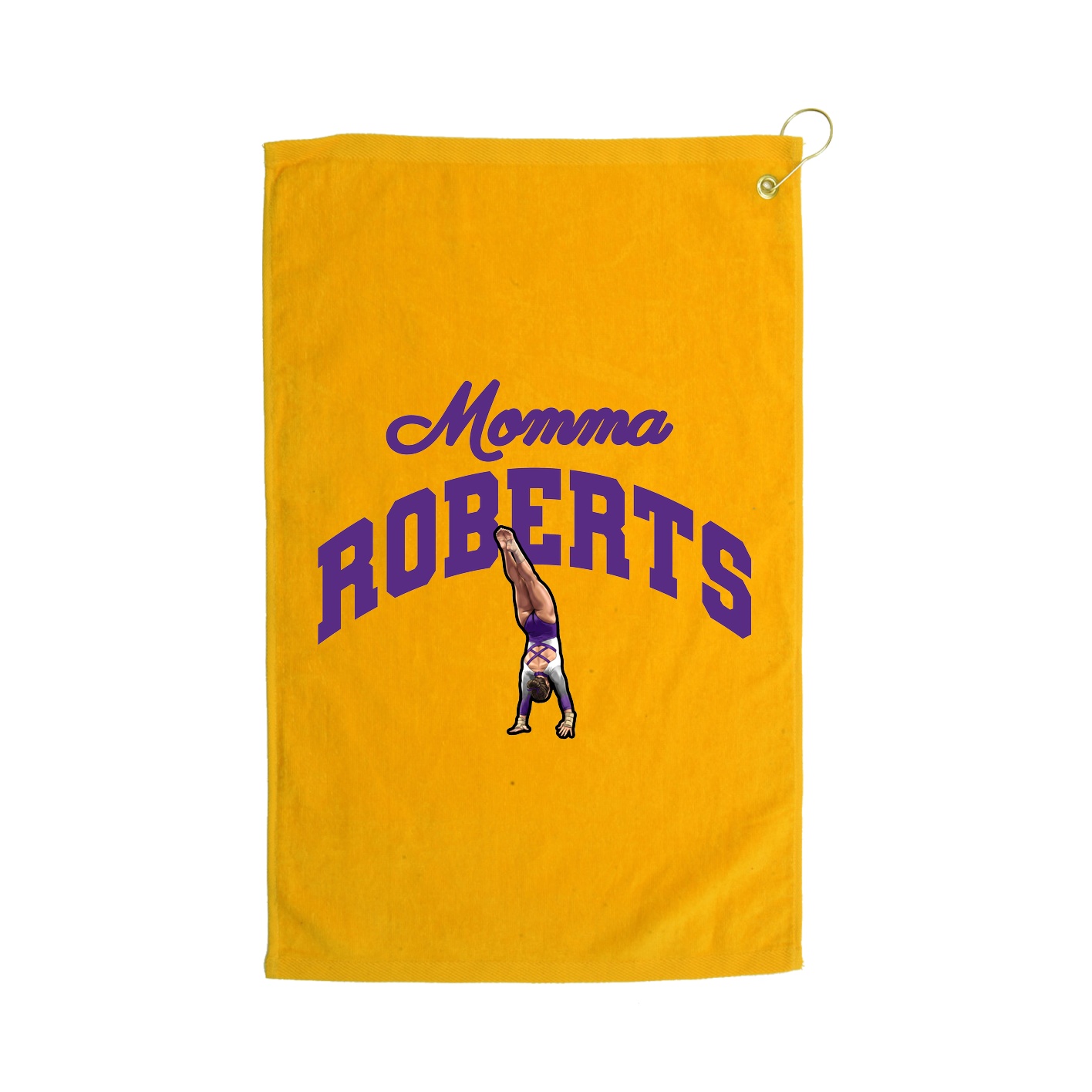 Golf Towel — Mothers Day Arch in Gold