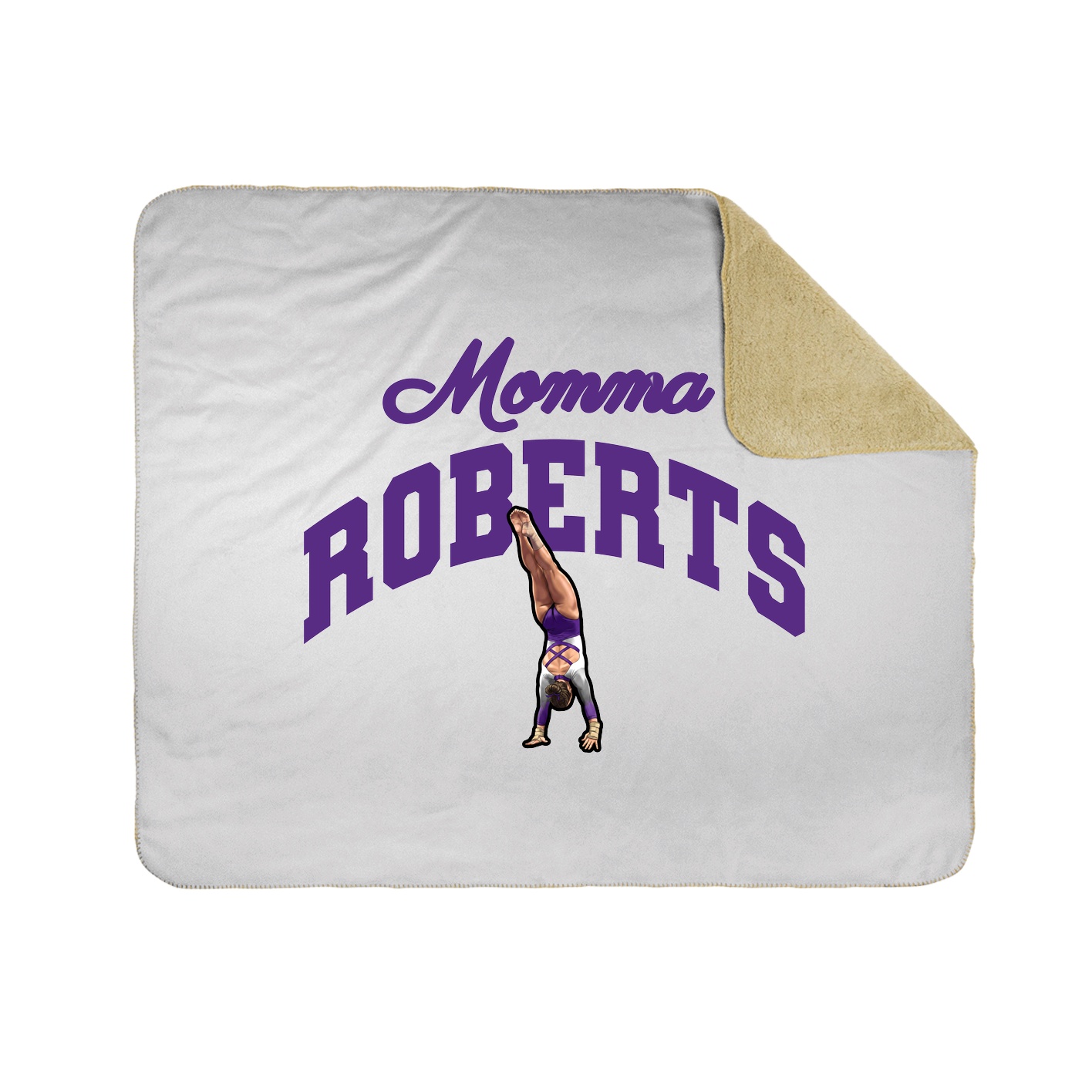 Throw Blanket — Mothers Day Arch in White