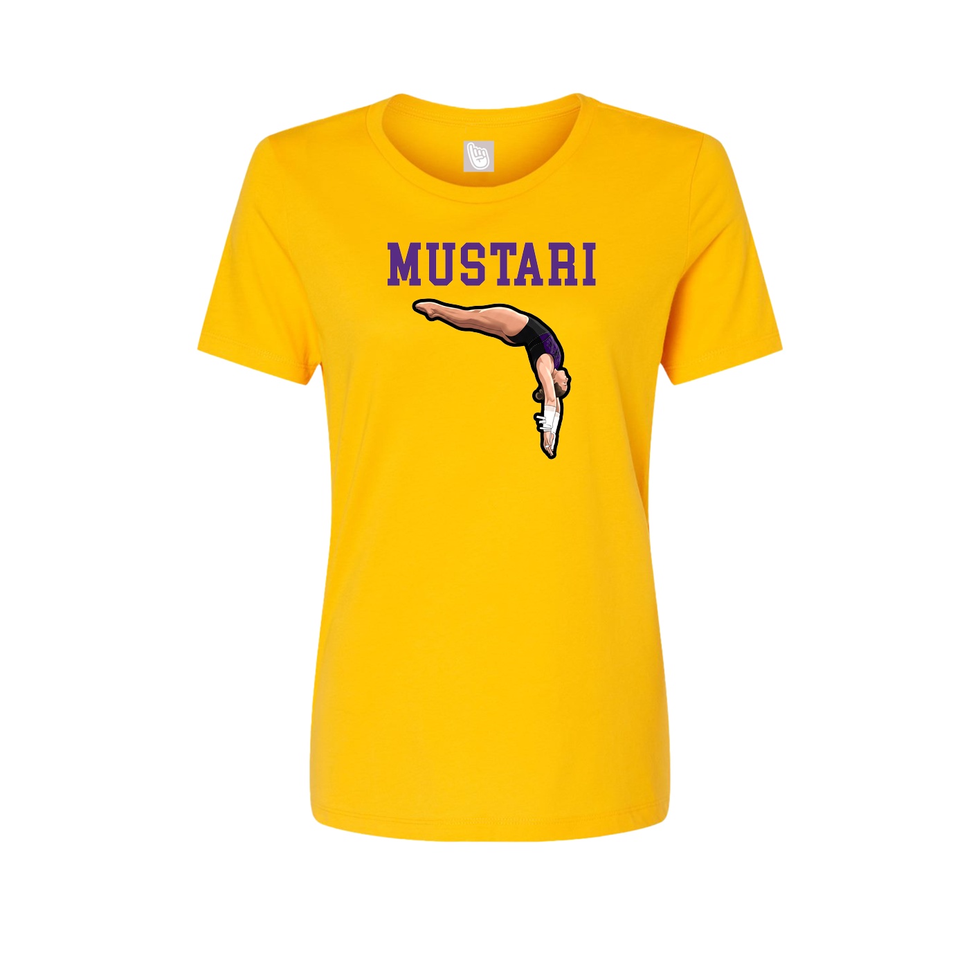 Fitted Women's Tee — Shirsey in Gold