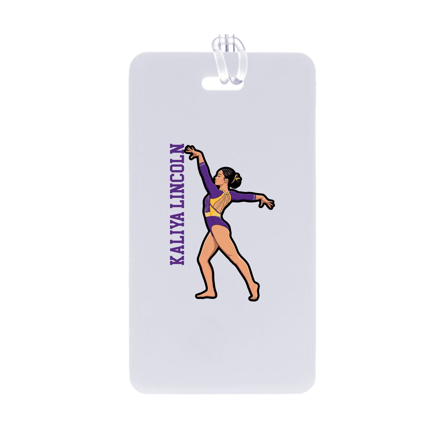 Bag Tag — Name Vertical in Classic