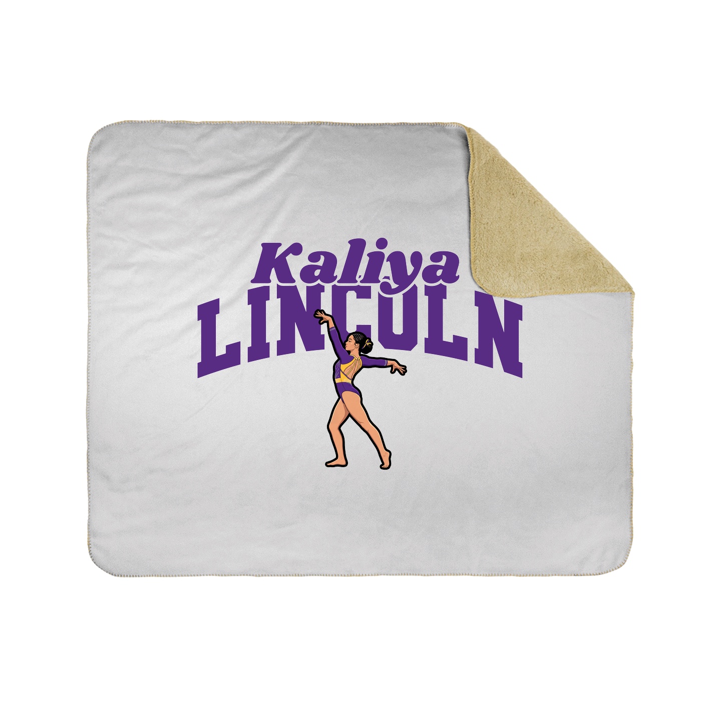 Throw Blanket — Signature Arch in White
