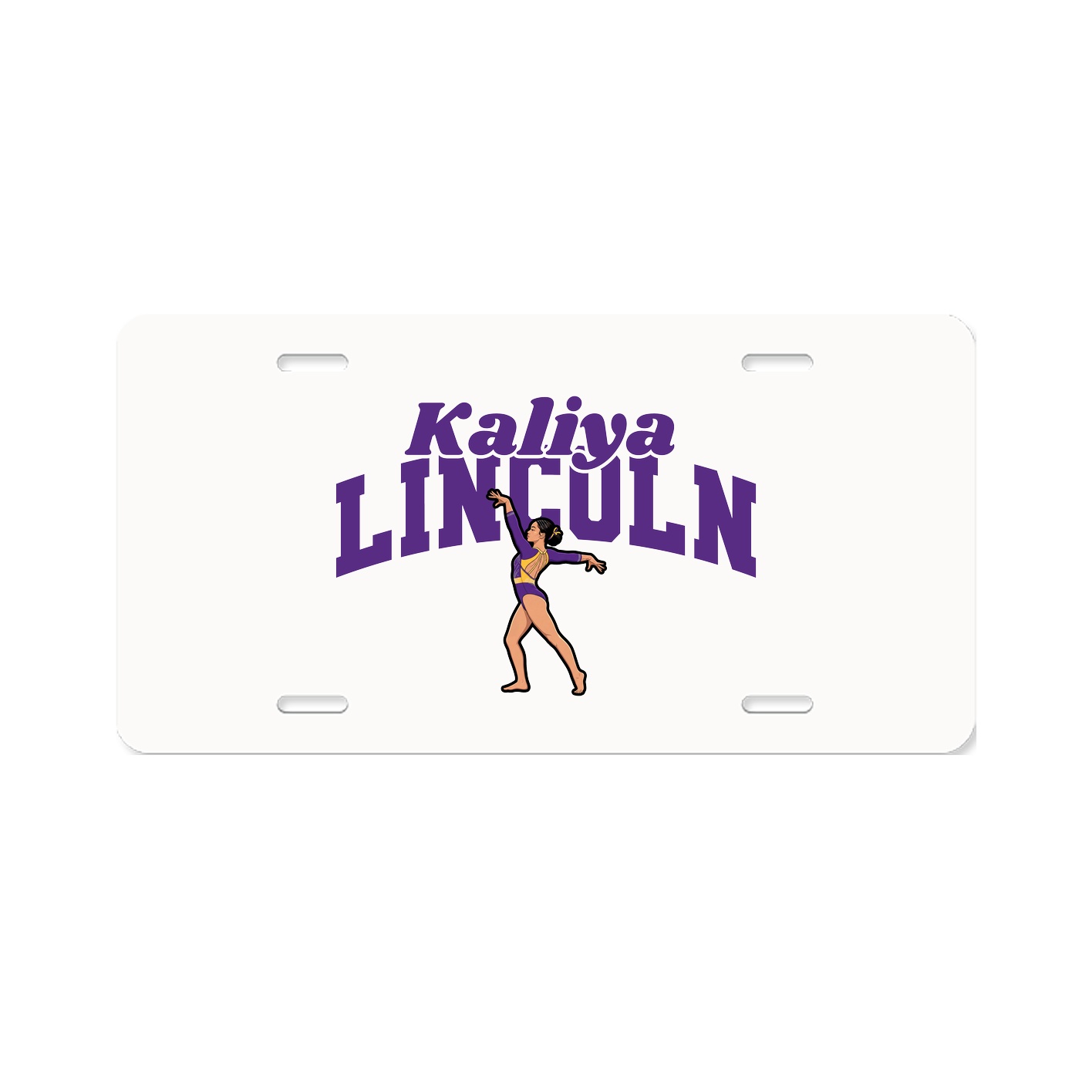 License Plate — Signature Arch in Classic
