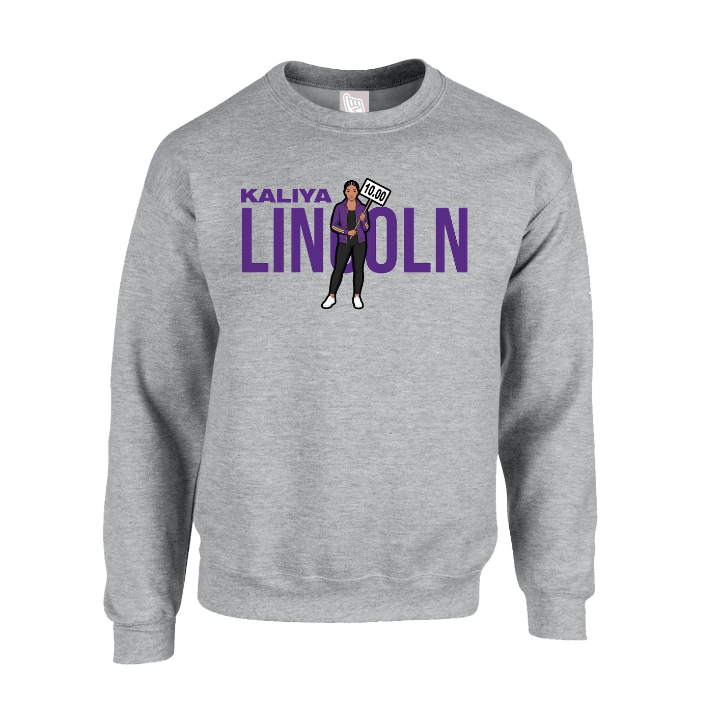 Fleece Crew — Player Name in Grey