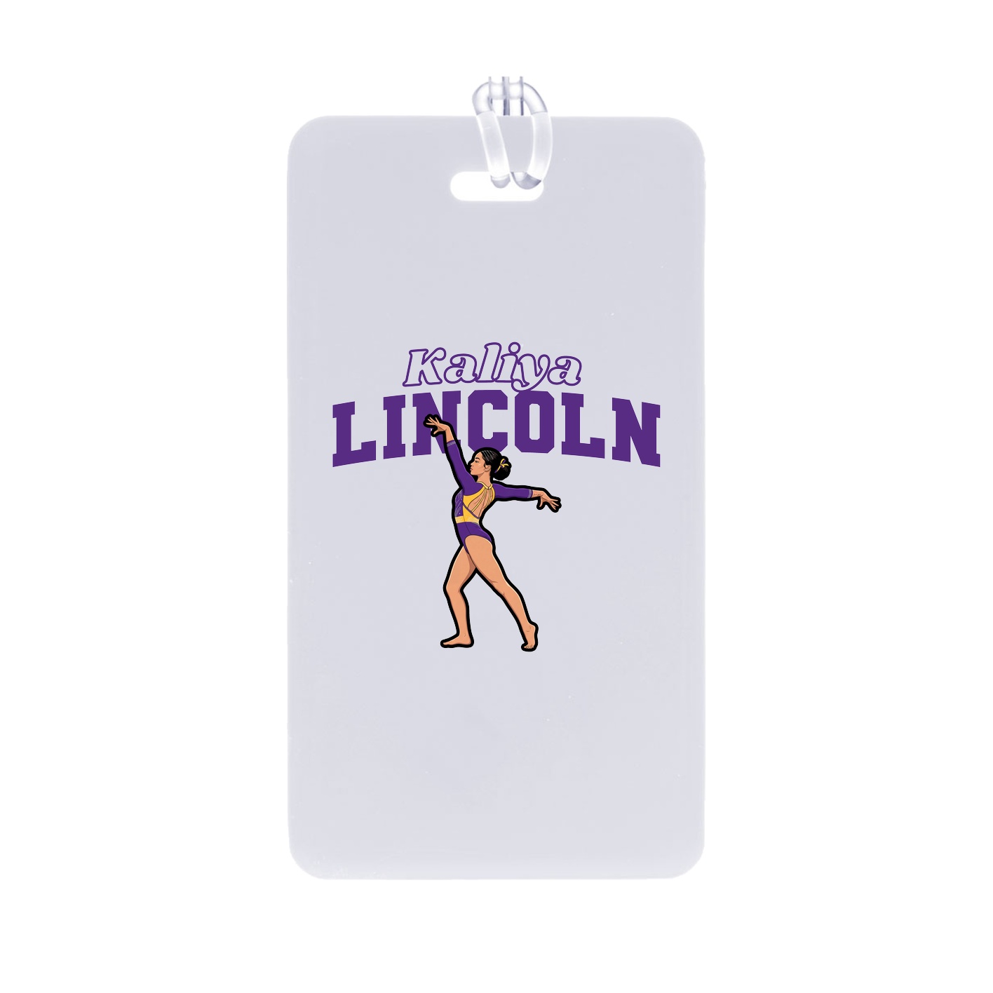 Bag Tag — Name Arch in Classic