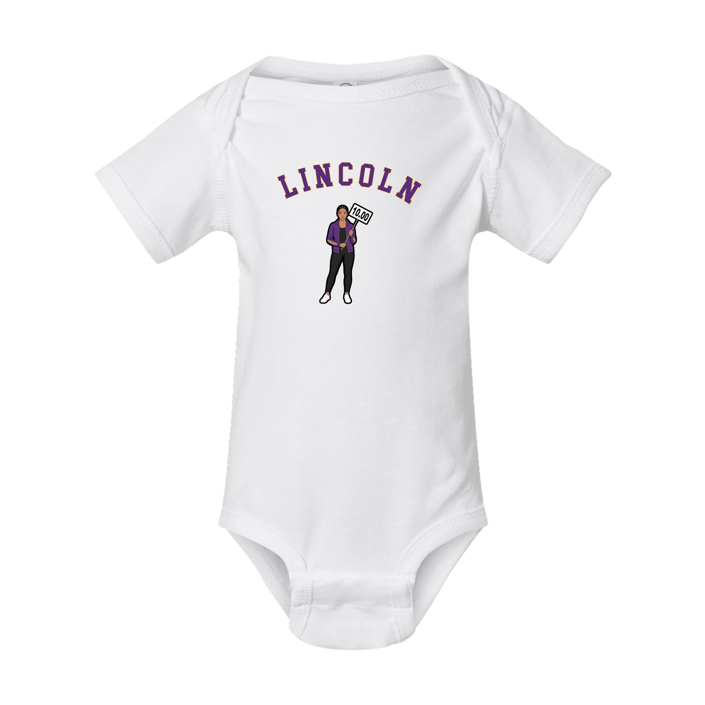 Baby Onesie — Shirsey Arch in White