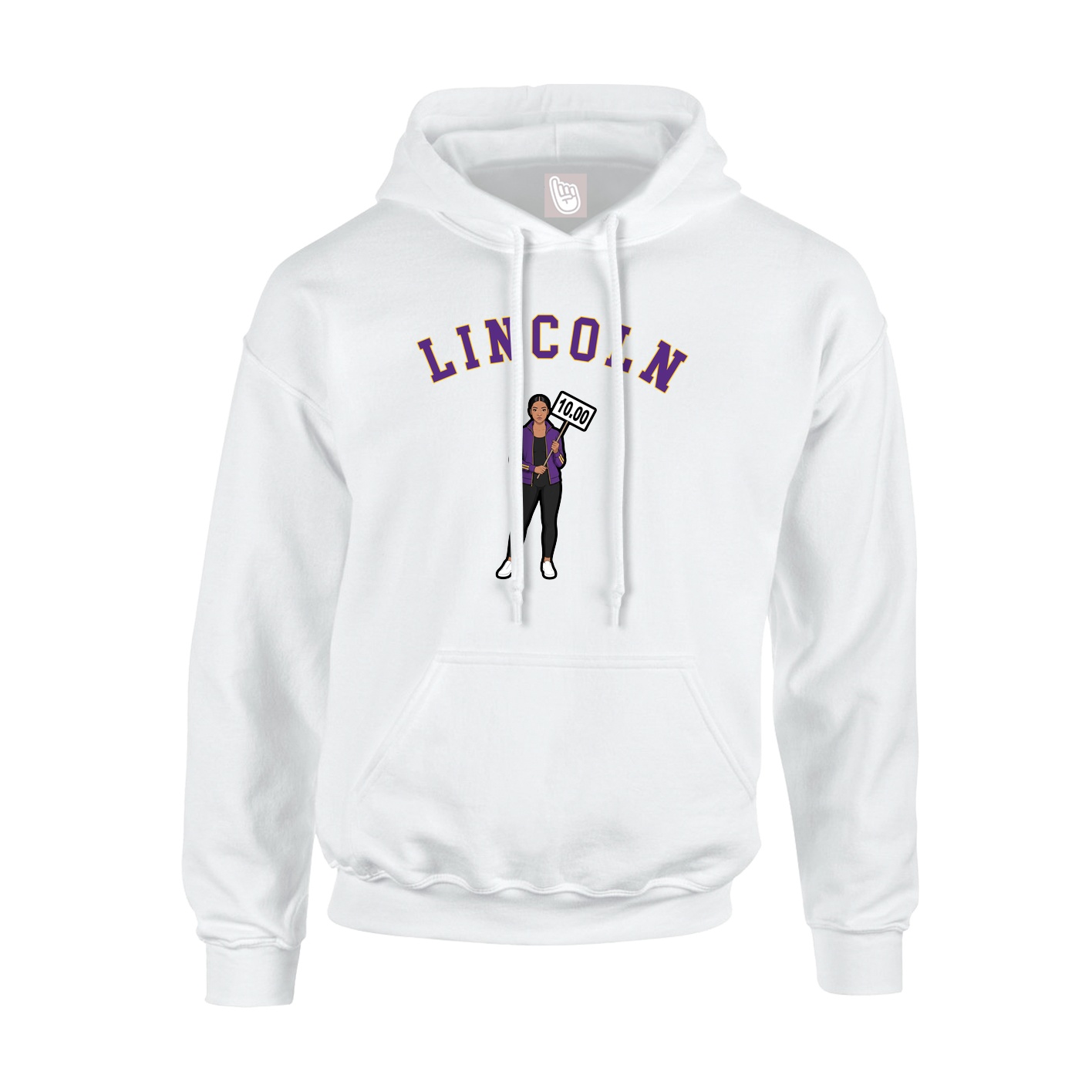 Hoodie — Shirsey Arch in White