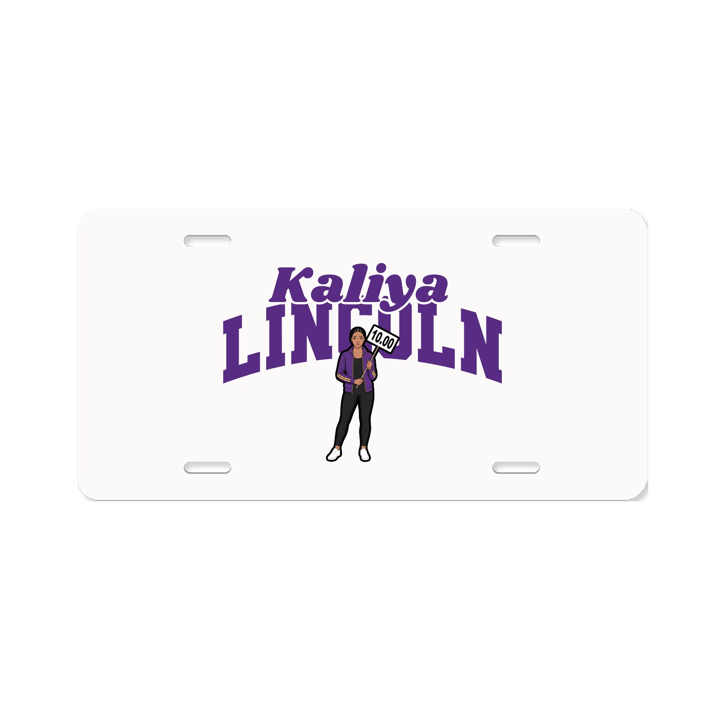 License Plate — Signature Arch in Classic