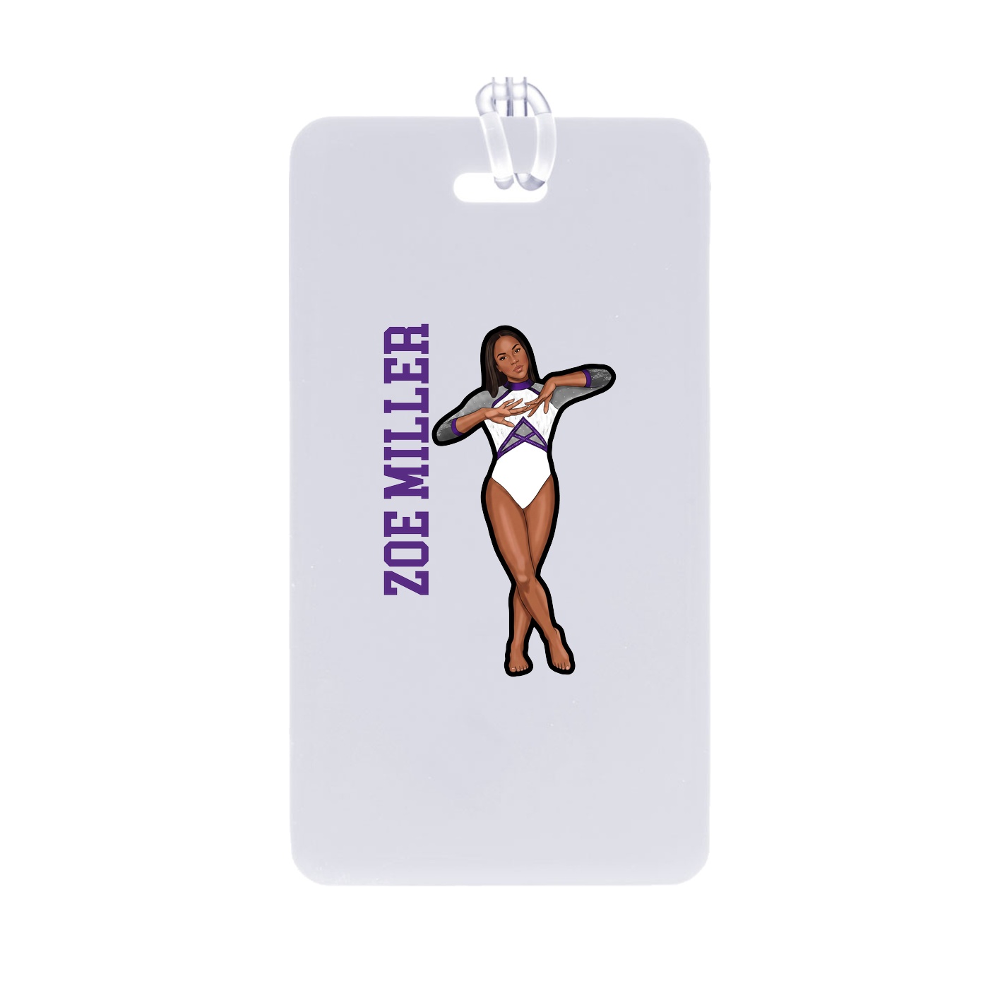 Bag Tag — Name Vertical in Classic