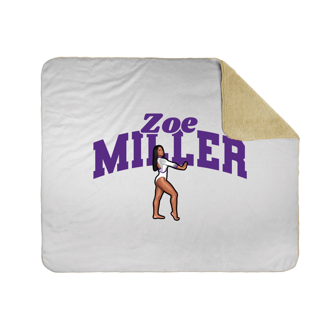 Throw Blanket — Signature Arch in White