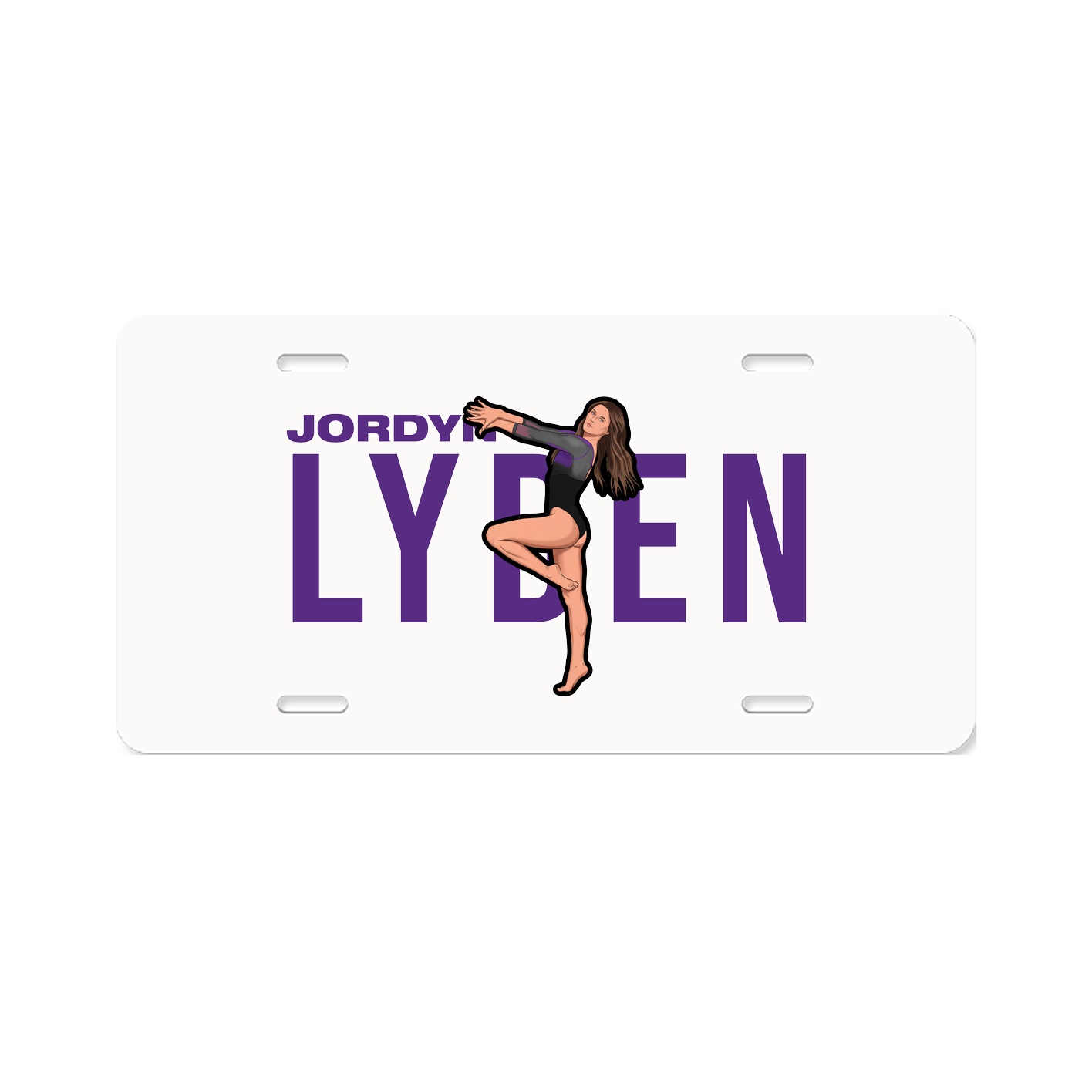 License Plate — Player Name in Classic