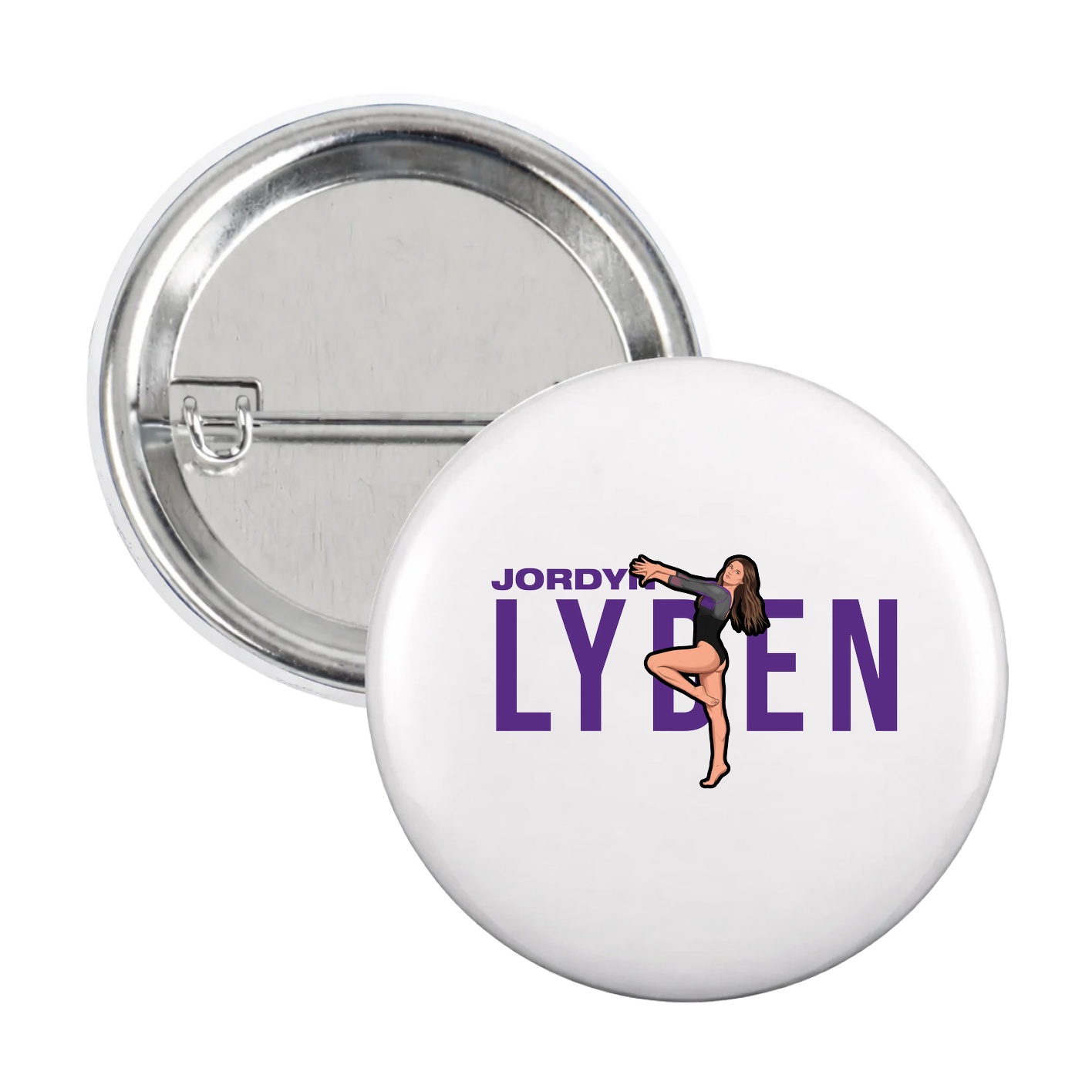 Game Day Button — Player Name in White