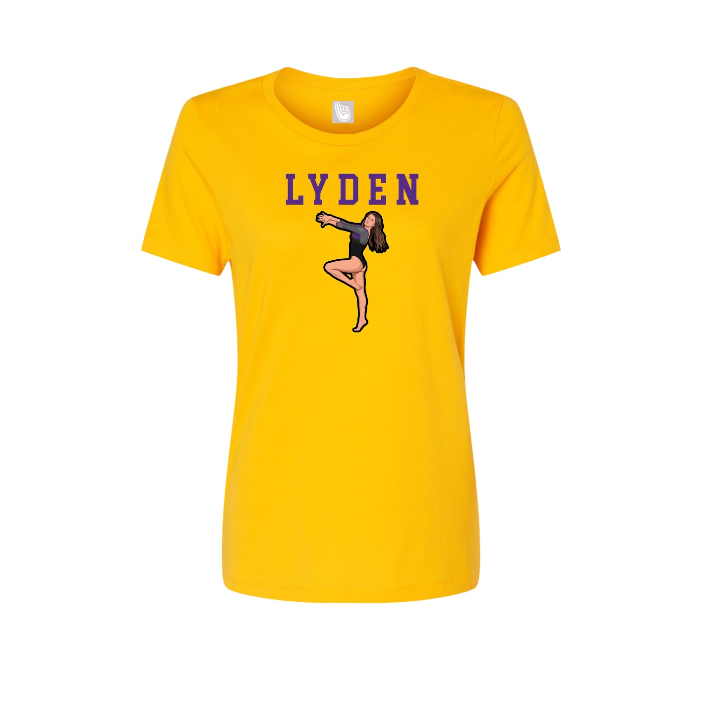 Fitted Women's Tee — Shirsey in Gold