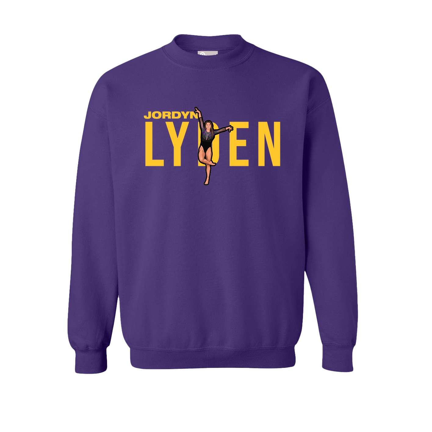Fleece Crew — Player Name in Purple