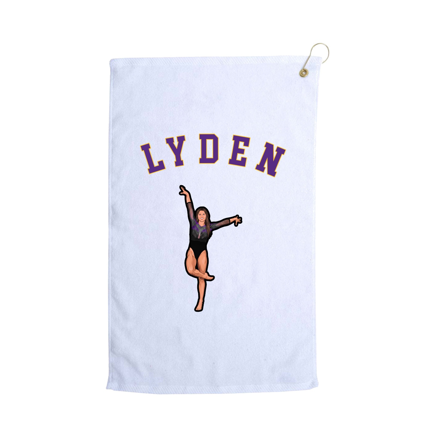 Golf Towel — Shirsey Arch in White