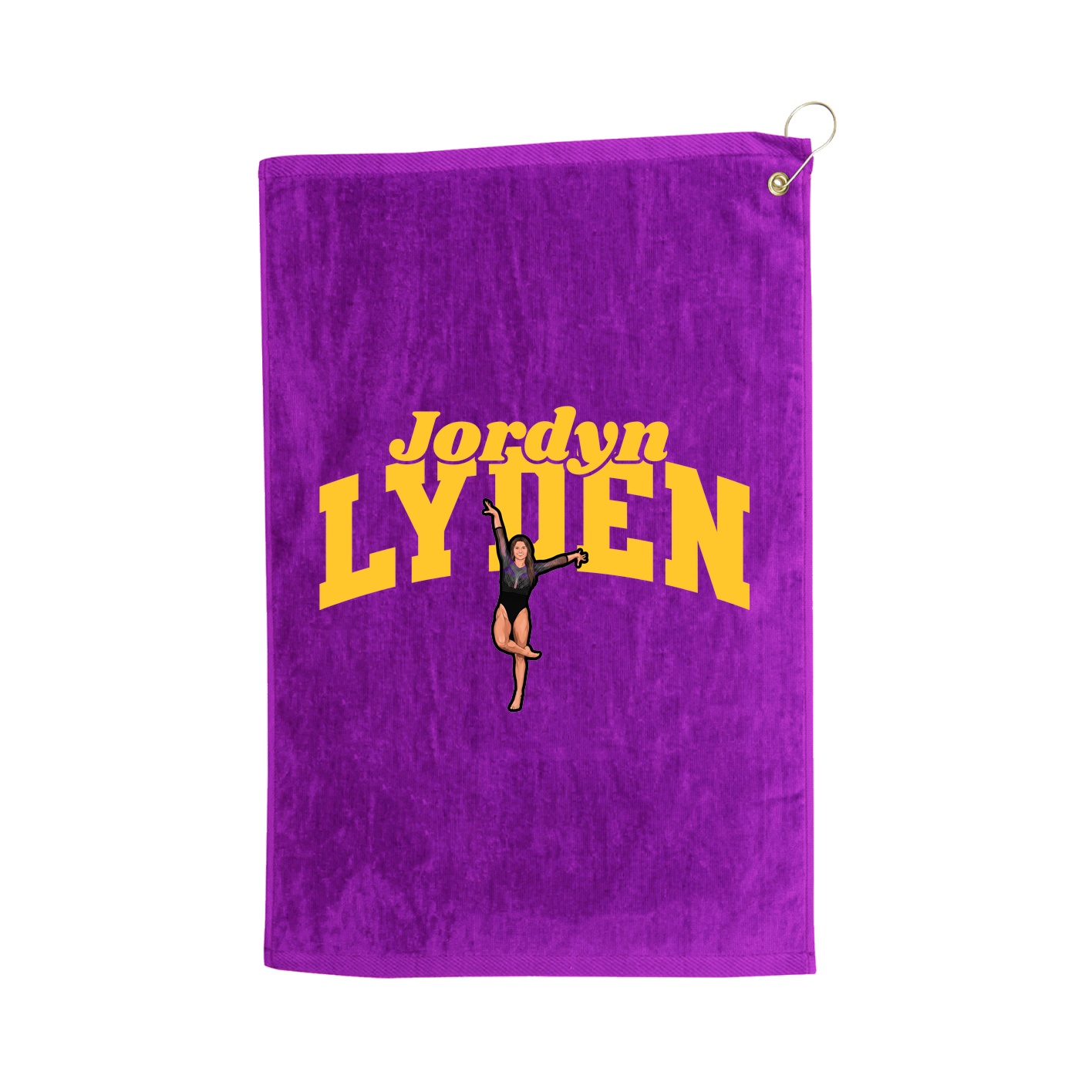 Golf Towel — Signature Arch in Purple