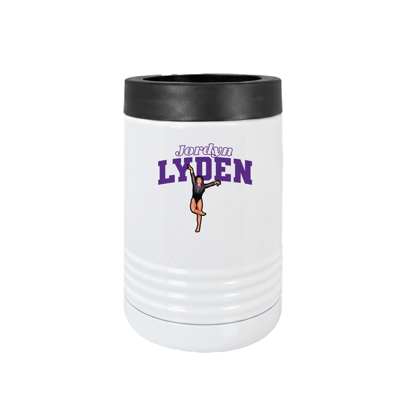 Beverage Holder — Name Arch in White