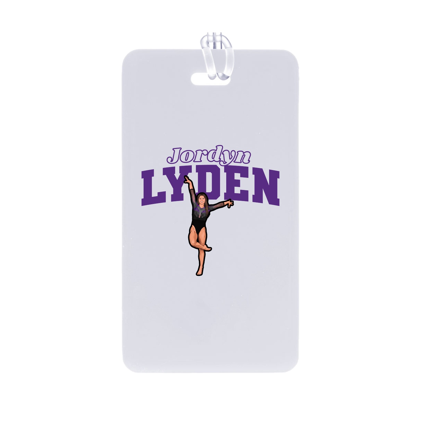 Bag Tag — Name Arch in Classic