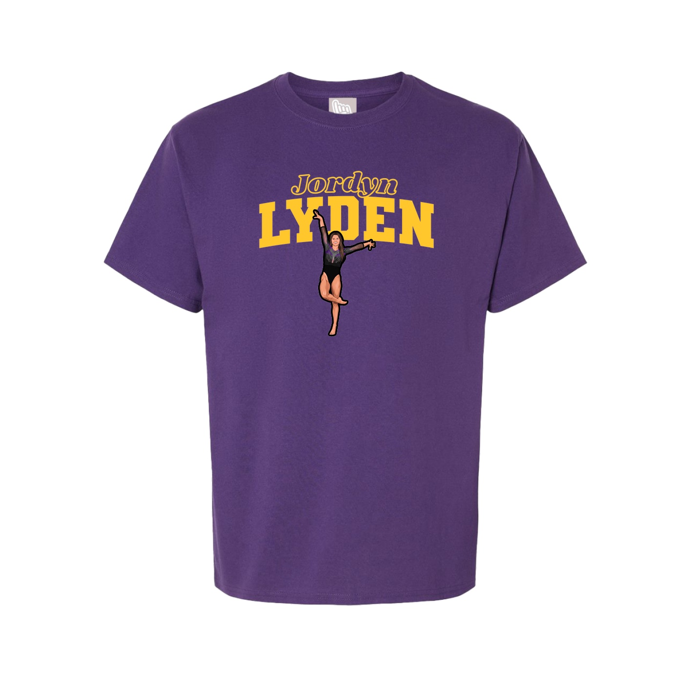 Tee — Name Arch in Purple