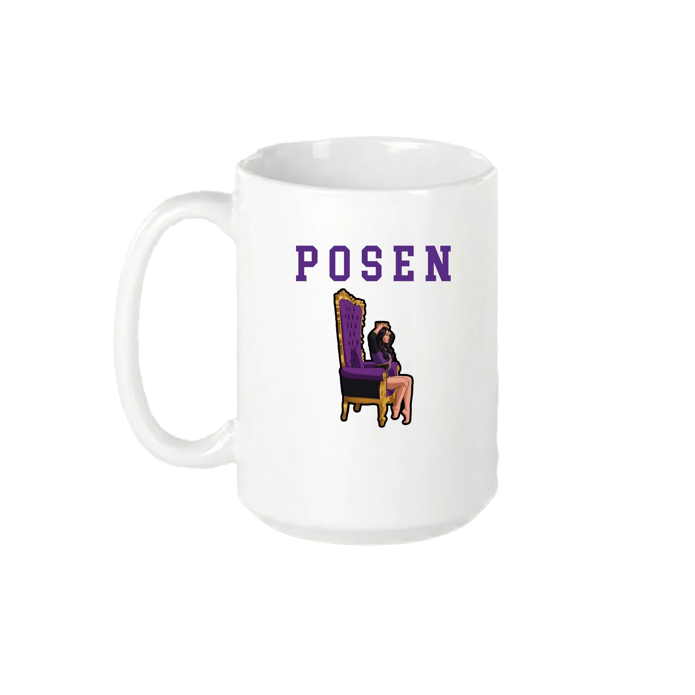 15oz Coffee Mug — Shirsey in White