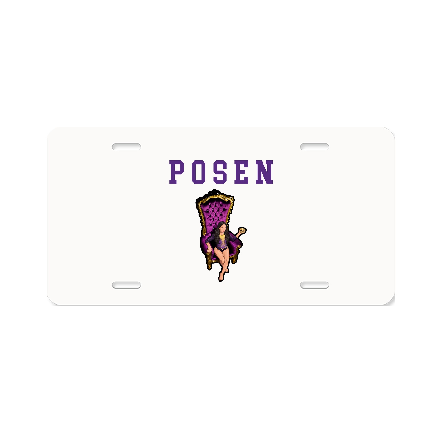 License Plate — Shirsey in Classic
