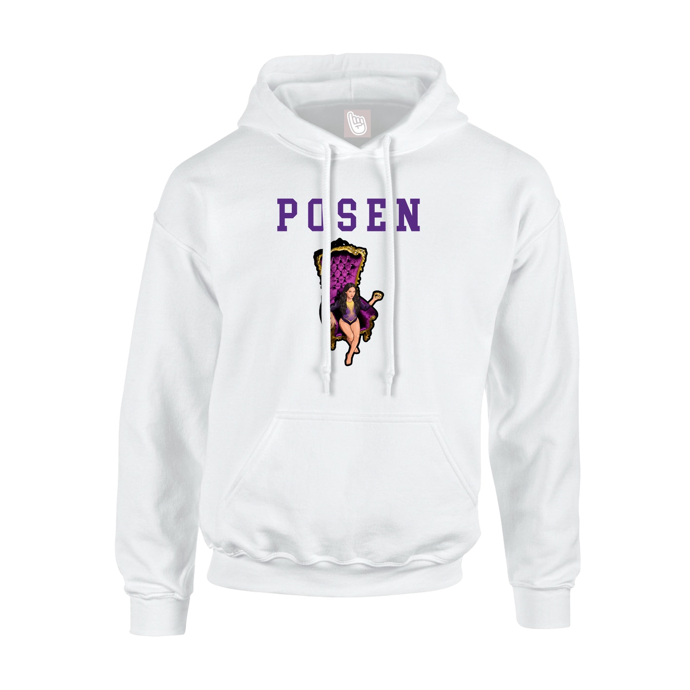 Youth Hoodie — Shirsey in White