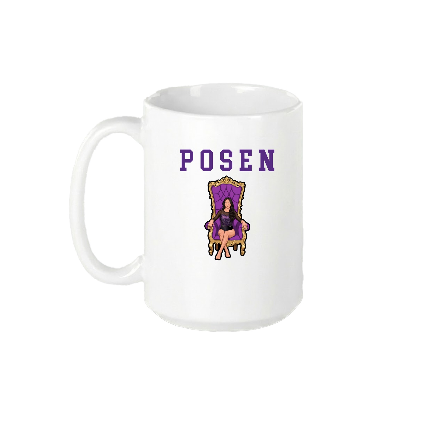 15oz Coffee Mug — Shirsey in White