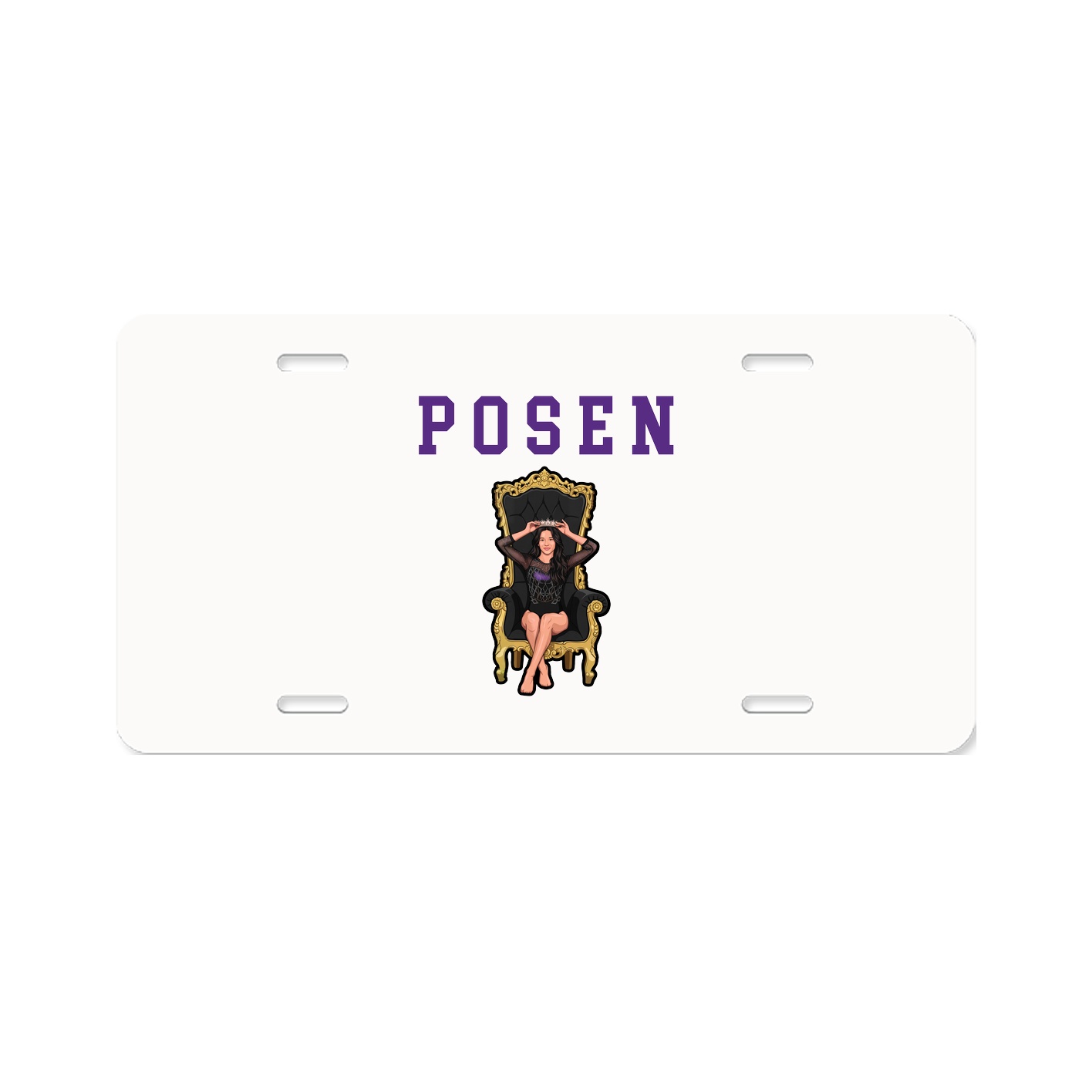 License Plate — Shirsey in Classic