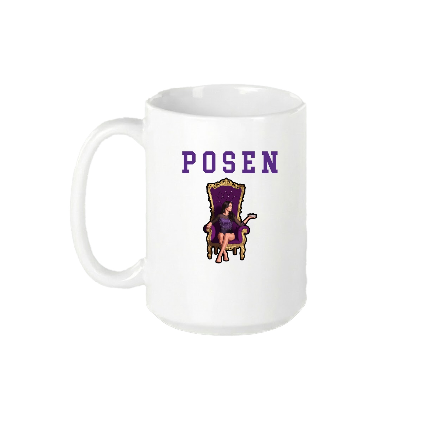 15oz Coffee Mug — Shirsey in White