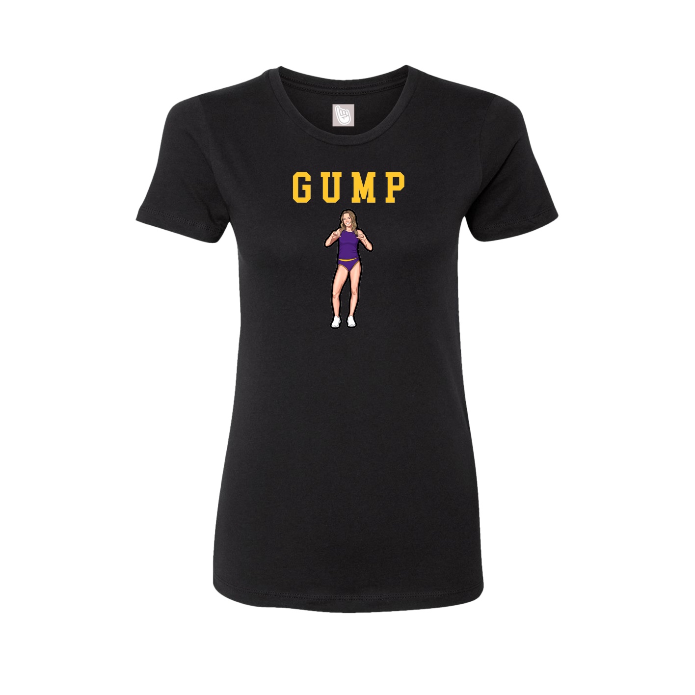 Fitted Women's Tee — Shirsey in Black