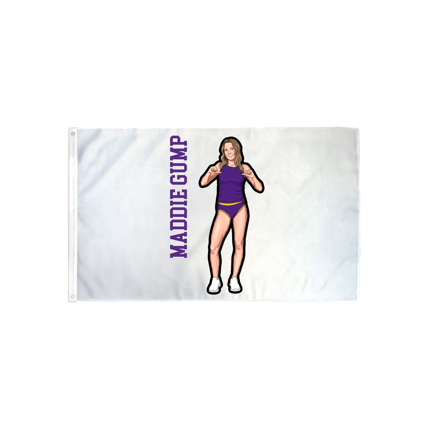 3x5 Flag — Name Vertical in Classic