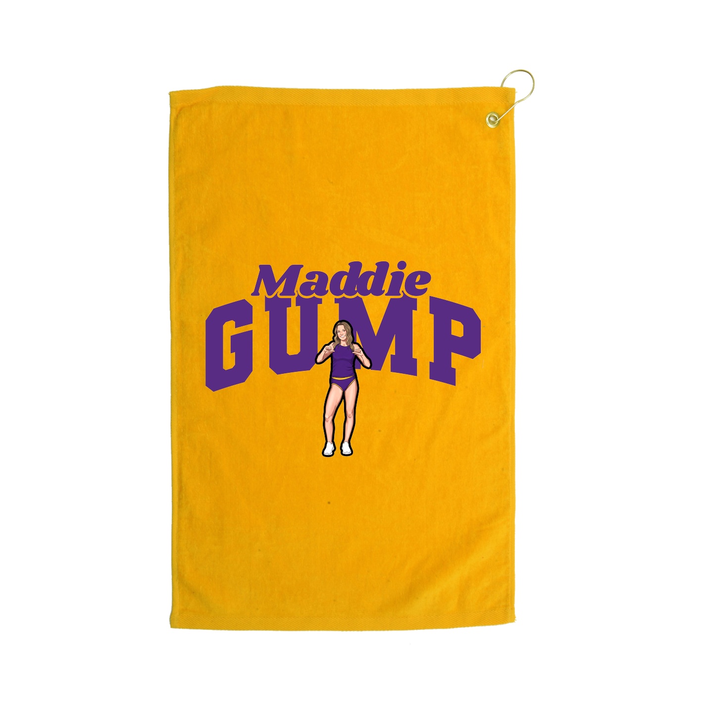 Golf Towel — Signature Arch in Gold