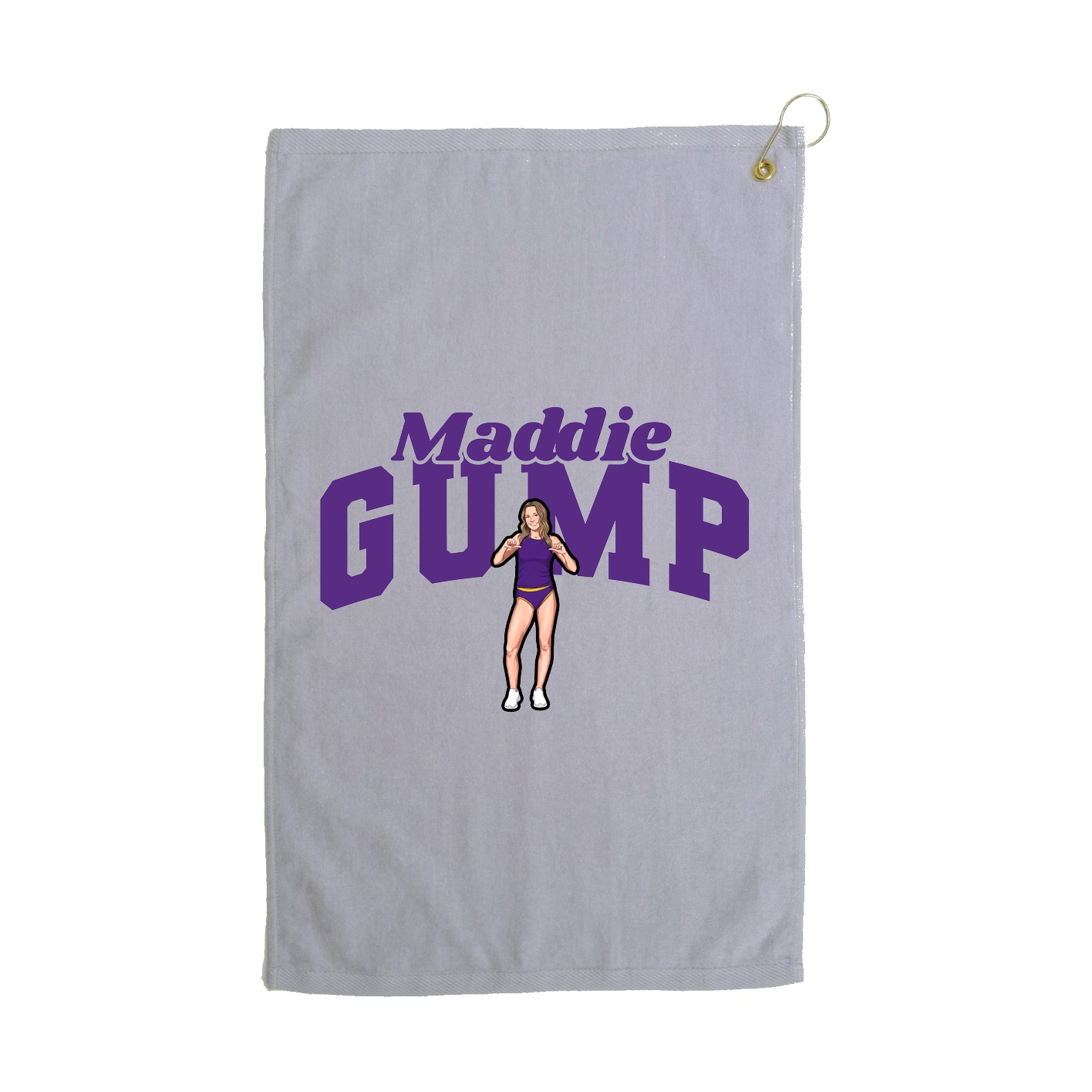Golf Towel — Signature Arch in Grey