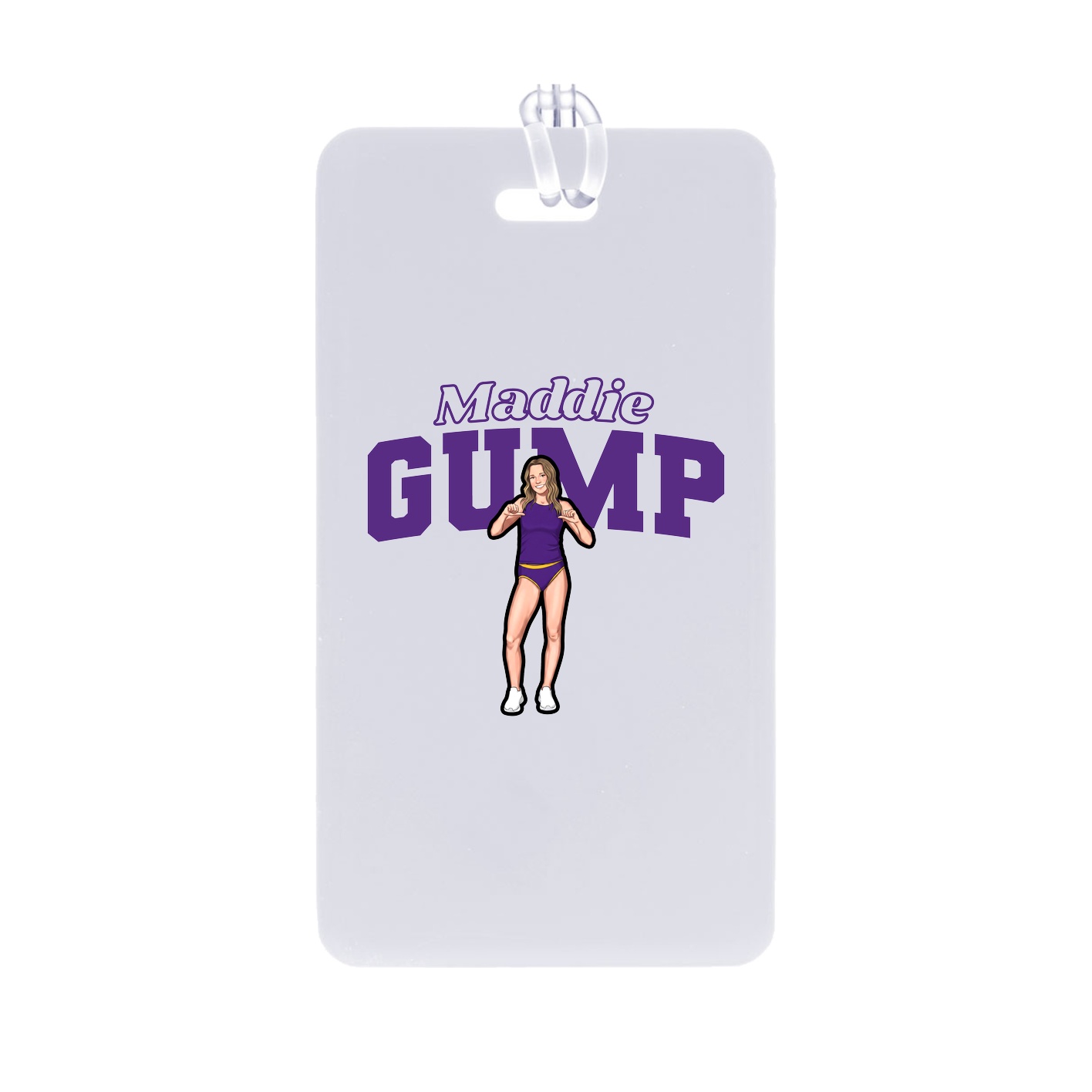Bag Tag — Name Arch in Classic