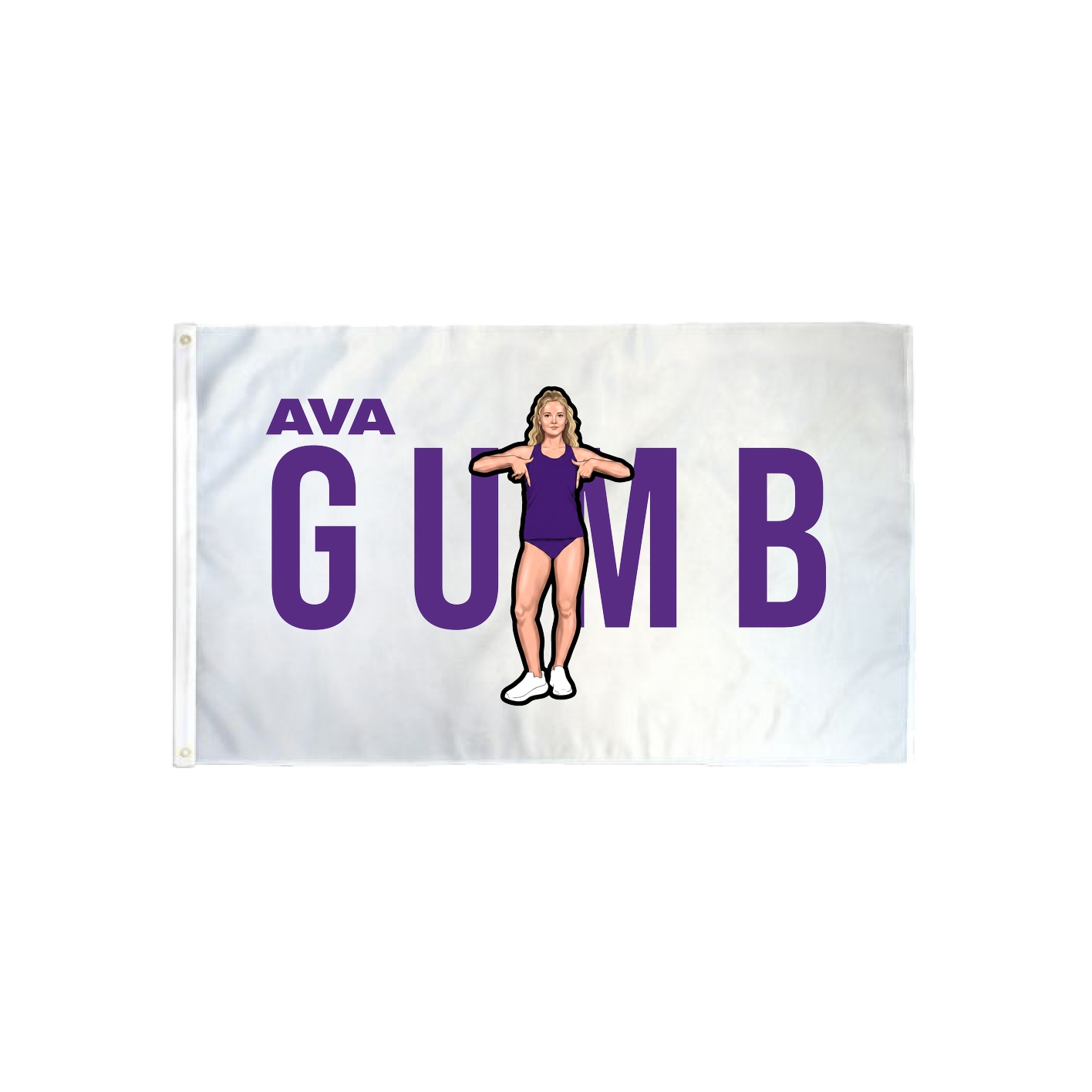 3x5 Flag — Player Name in Classic