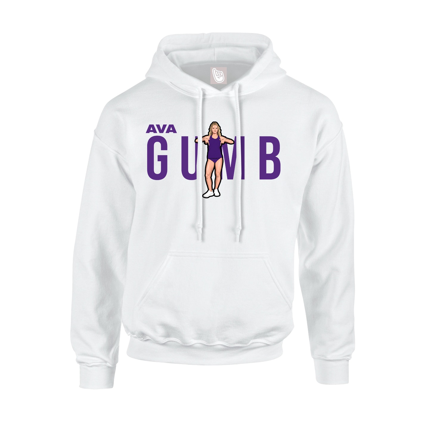 Hoodie — Player Name in White