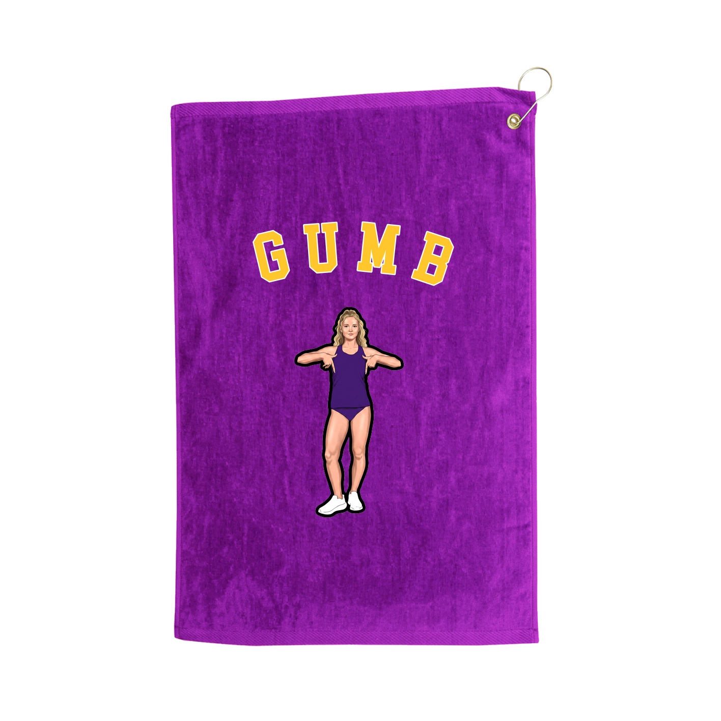 Golf Towel — Shirsey Arch in Purple