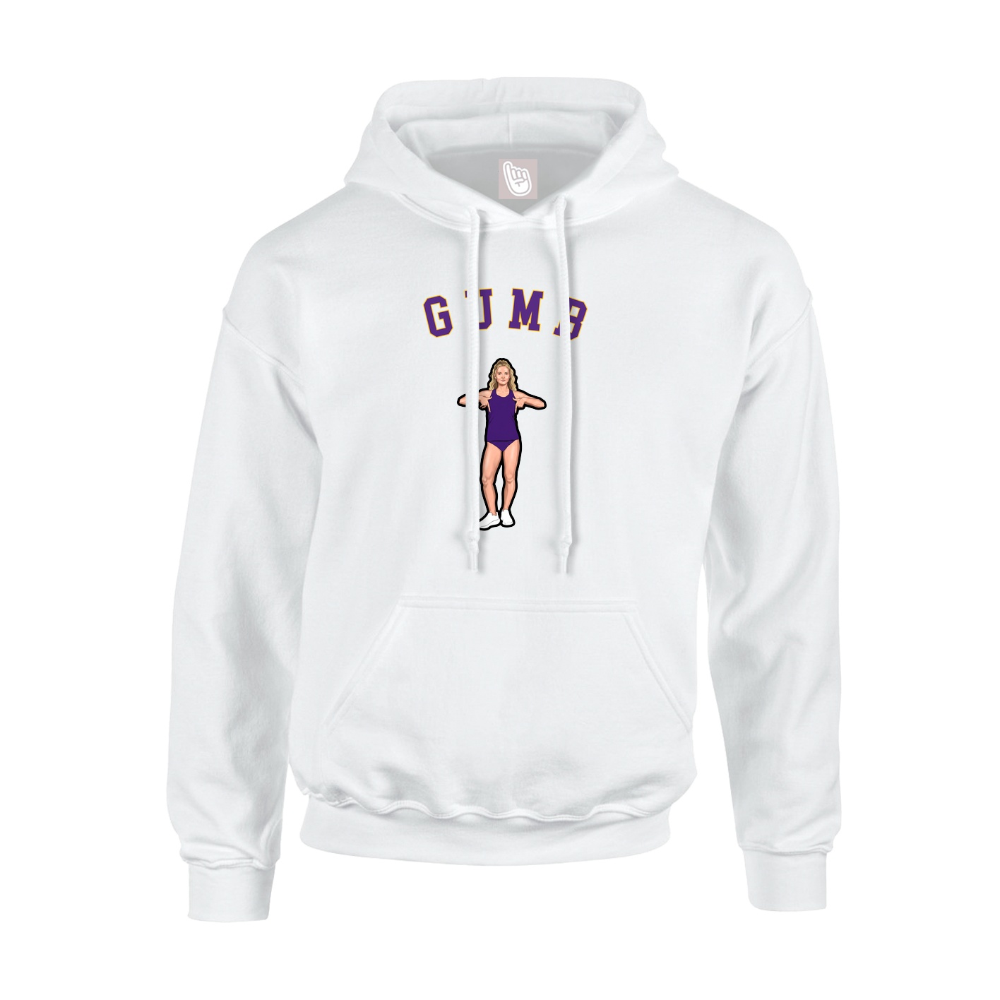 Hoodie — Shirsey Arch in White