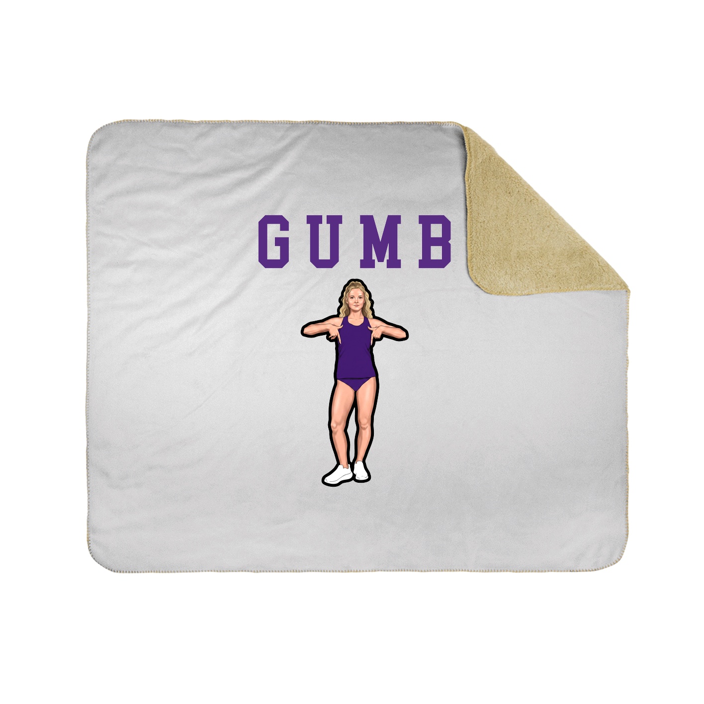 Throw Blanket — Shirsey in White
